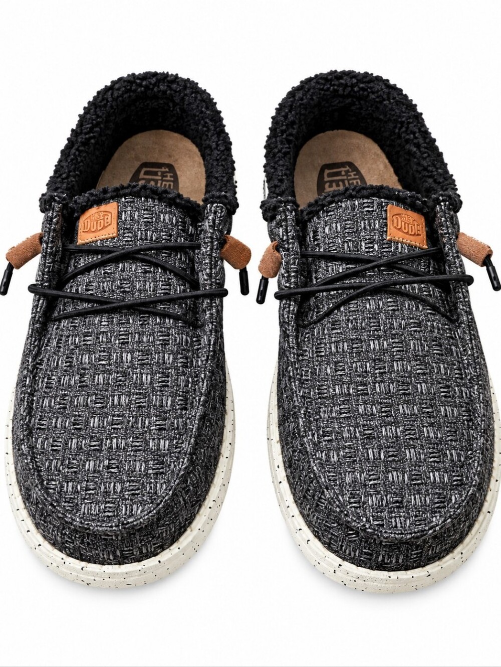Hey Dude Wo.en’s Darl Grey Woven Casual Shoes